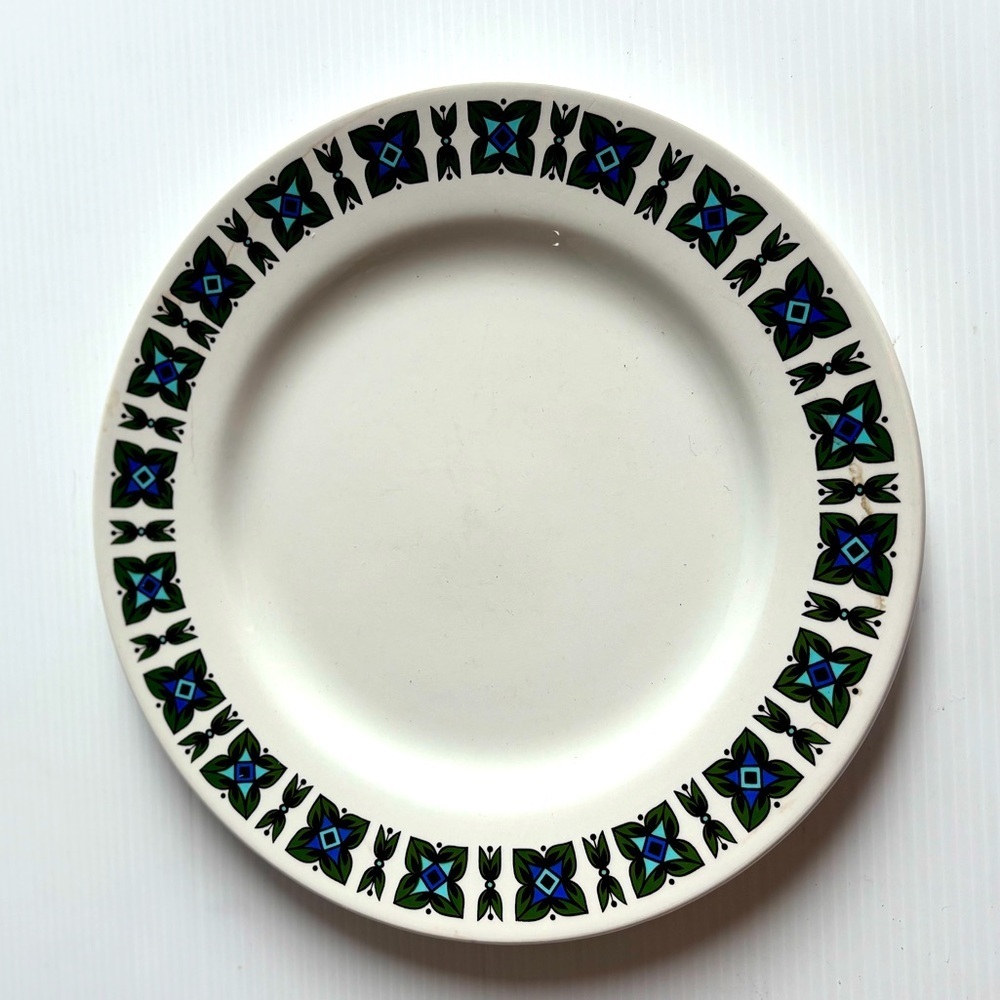Royal Alma Ironstone Plate Staffordshire England Floral